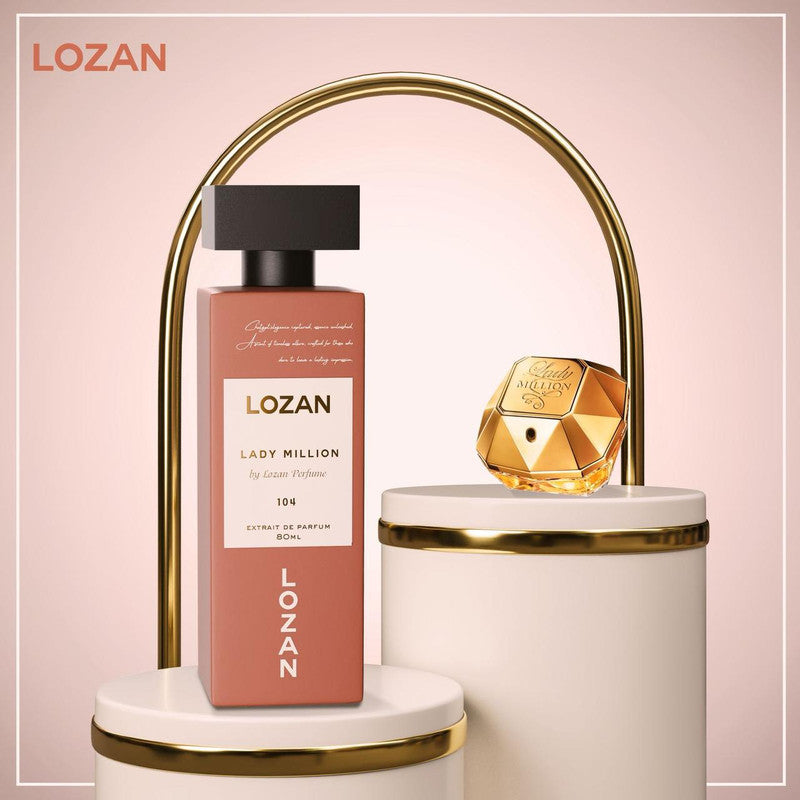 Lady Million 104 Lozan Perfumes 80Ml