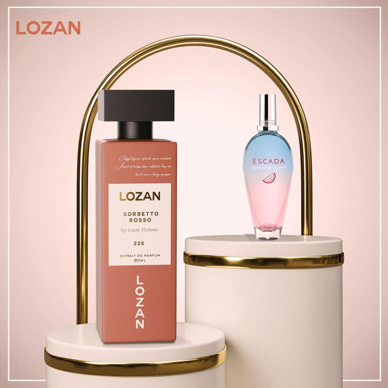 Sorbetto Rosso 225 Lozan Perfumes 80Ml